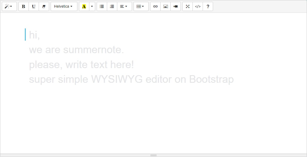 Summernote
